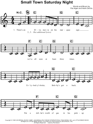 Small Town Saturday Night