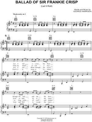 Ballad of Sir Frankie Crisp (Let It Roll)