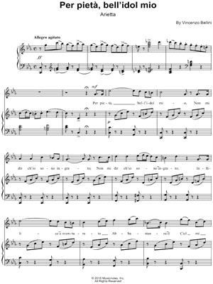 Per pietà, bell'idol mio