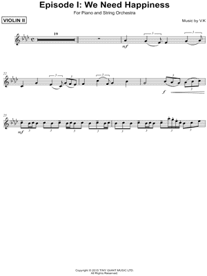 Episode I: We Need Happiness - Violin 2