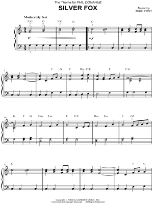 Silver Fox (The Theme for Phil Donahue)