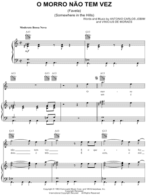 O Morro Não Tem Vez (Favela)