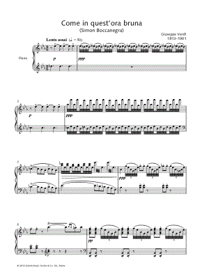 Come in quest'ora bruna