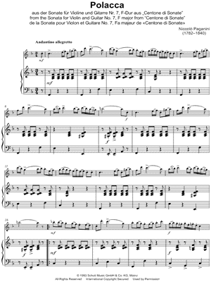 Polacca from Sonata in F Major - Flute & Piano