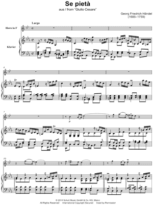 Se Pietà from Giulio Cesare