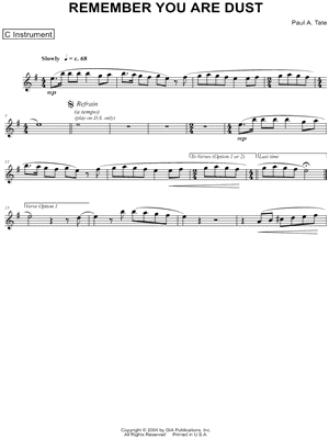 Remember You Are Dust