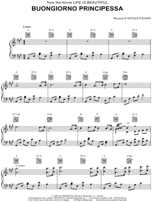 Buongiorno Principessa