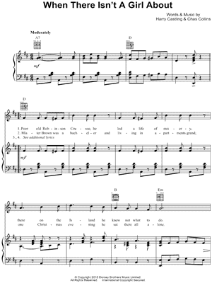 When There Isn't a Girl About