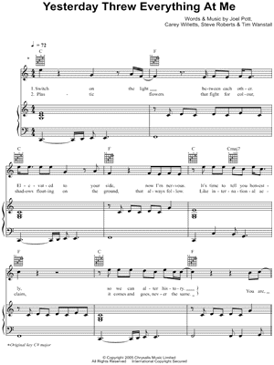 Yesterday Threw Everything At Me