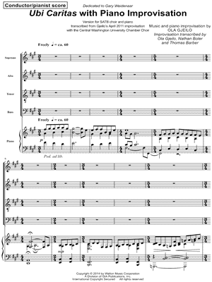 Ubi Caritas with Piano Improvisation