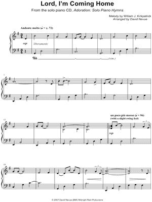 Lord, I'm Coming Home