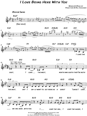 I Love Being Here with You