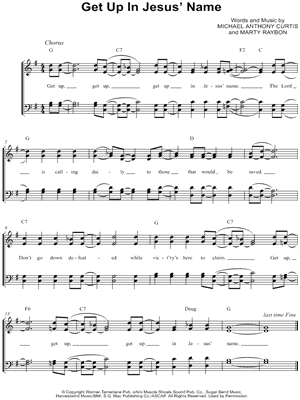 Get Up in Jesus' Name