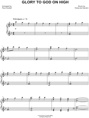 Glory to God On High