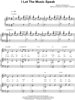 I Let the Music Speak