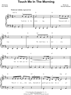 Touch Me in the Morning