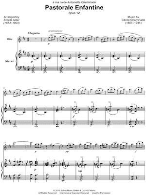 Pastorale Enfantine - Flute & Piano