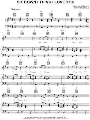 Sit Down, I Think I Love You