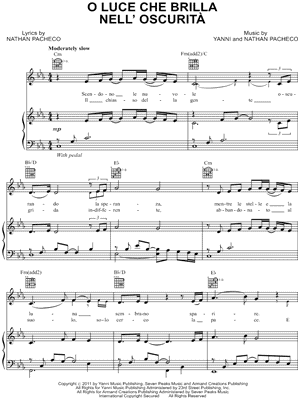 O Luce Che Brilla Nell'Oscurita