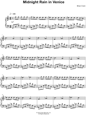 Midnight Rain in Venice