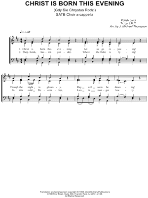 Christ Is Born This Evening