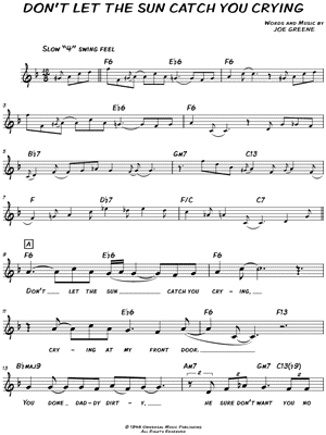 Don't Let the Sun Catch You Cryin'