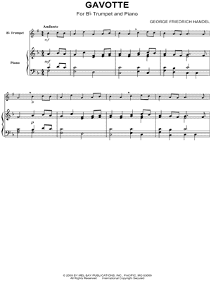 Gavotte - Trumpet & Pianoi