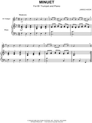 Minuet - Trumpet & Piano