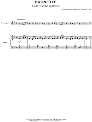 Brunette - Trumpet & Piano