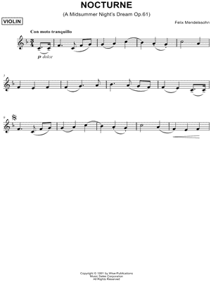 Nocturne from A Midsummer Night's Dream [Main Theme]