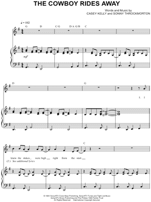 The Cowboy Rides Away