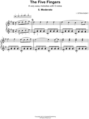 The Five Fingers (Les cinq doigts): 5. Moderato