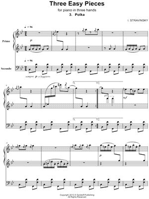 Three Easy Pieces: 3. Polka