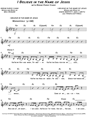 I Believe in the Name of Jesus (with Break Every Chain)