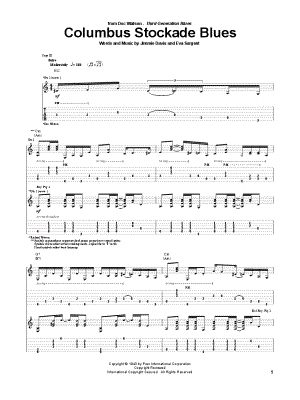 Columbus Stockade Blues