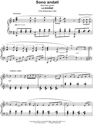 La bohème: Act IV - "Sono andati"