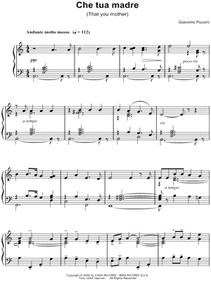 Madama Butterfly: Act II - Che tua madre