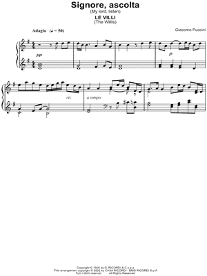 Le villi: "Signore, ascolta"