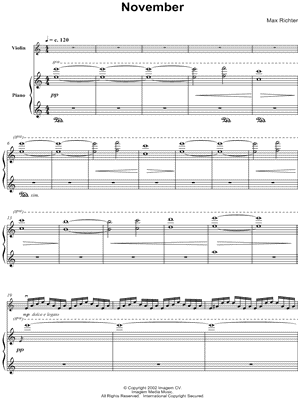 November - Violin & Piano