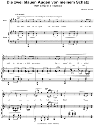 Songs of a Wayfarer: IV. Die zwei blauen Augen von meinem Schatz