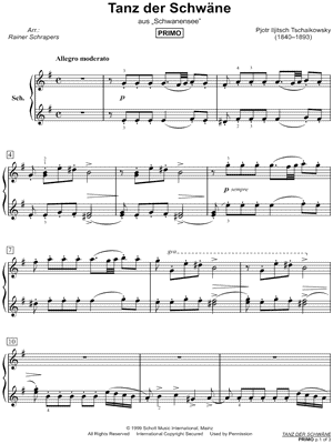 Danse des petits cygnes