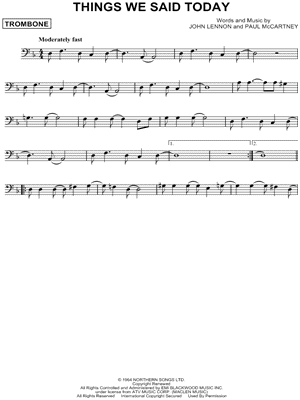 Things We Said Today