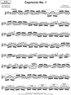 24 Caprices, Op. 1: 1. Andante