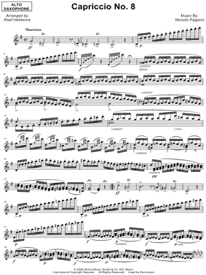 24 Caprices, Op. 1: VIII. Maestoso