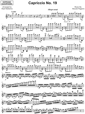 24 Caprices, Op. 1: XIX. Lento