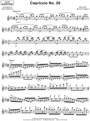 24 Caprices, Op. 1: XX. Allegretto