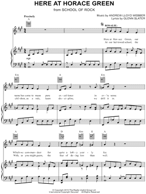 Here at Horace Green