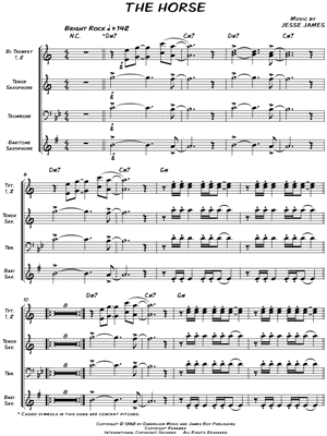 The Horse - Horn Section Score