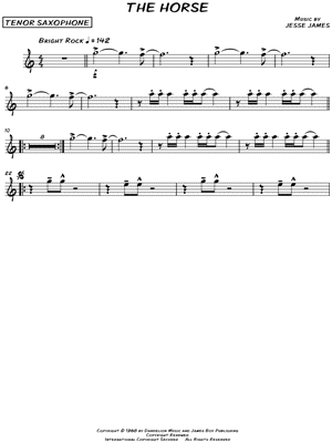 The Horse - Tenor Saxophone