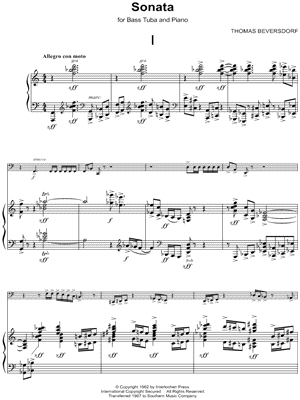Sonata for Bass Tuba and Piano